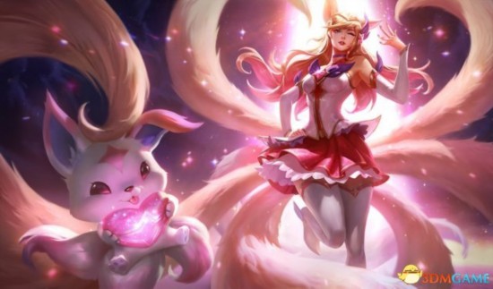 lol新皮肤 魔法少女新皮肤原画 性感阿狸带白兔