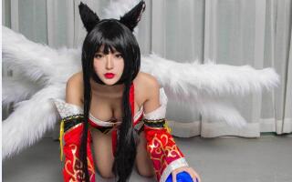 这么胸真的好吗？ lol阿狸最新性感图  lol阿狸cos照片