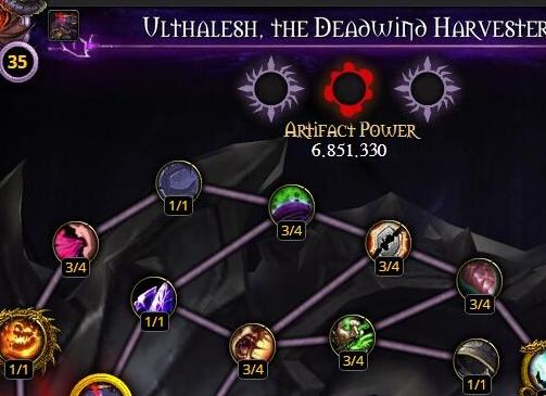 魔兽7.2术士三系神器新老特质整理 附3系DSP最优点法